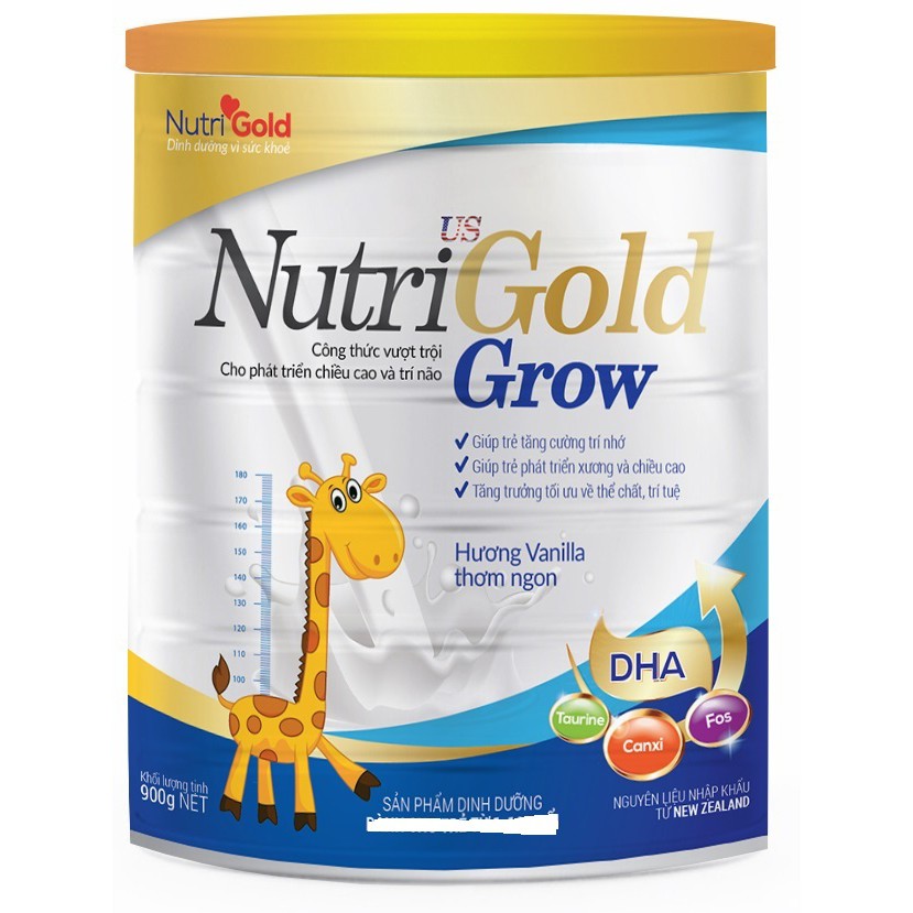 SỮA NUTRIGOLD GROW 900g phát triển chiều cao cho bé