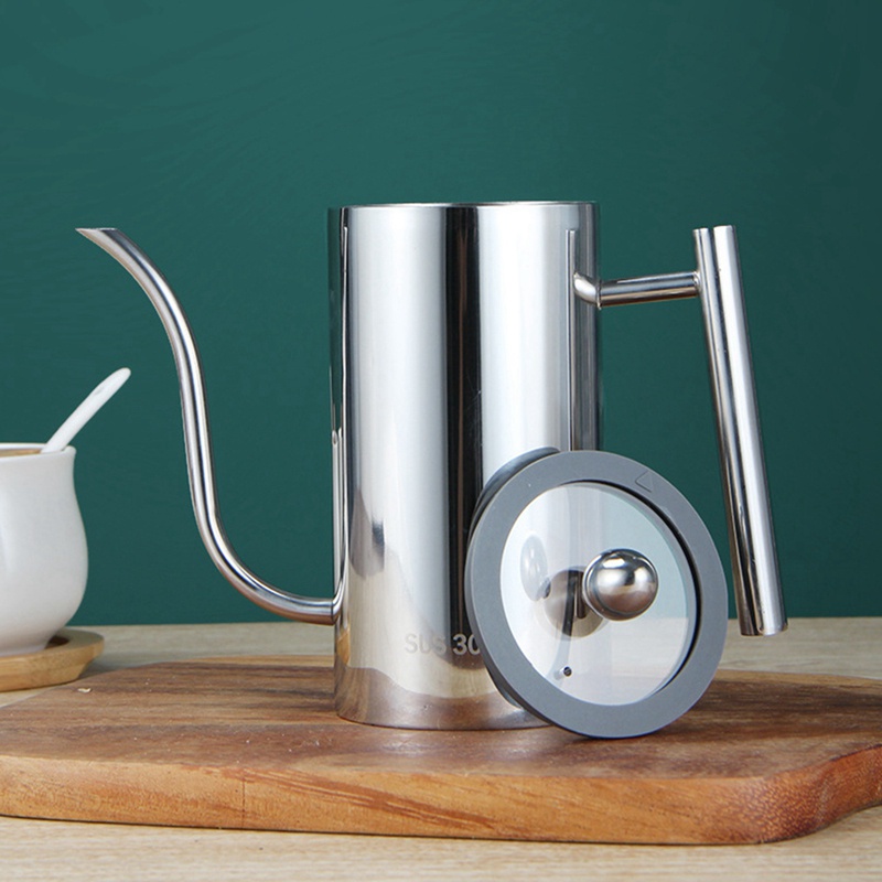 Bình Đựng Dầu Ăn / Nước Sốt Bằng Inox Chống Rò Rỉ Dung Tích Lớn Tiện Dụng Cho Nhà Bếp