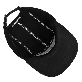 [Mã WABRBM66 giảm 12% tối đa 80K] DirtyCoins Nón 5 Panels Cap - Black