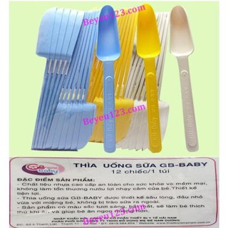 1 Thìa đút uống Sữa - Uống nước cho bé GB Baby (Hàn Quốc)