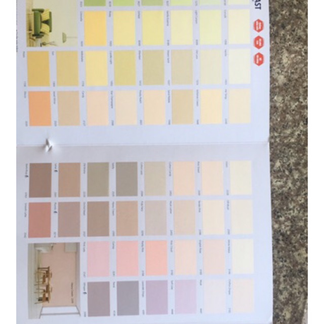 bảng màu sơn nước jotun