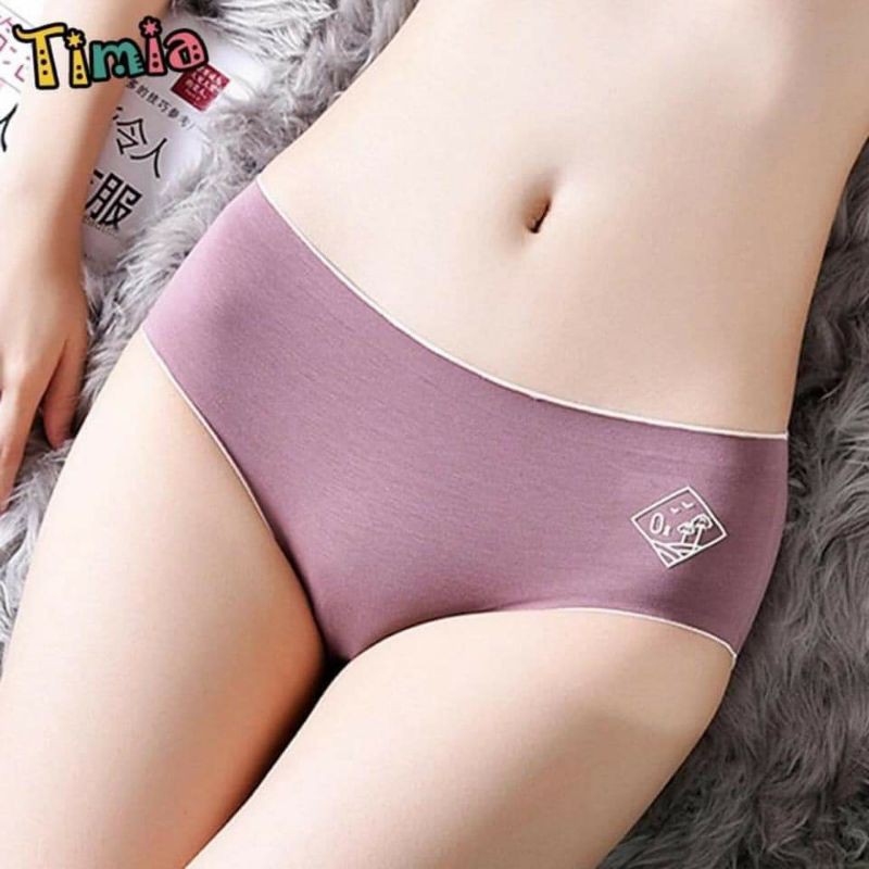 Quần lót cotton cao cấp 02, quần chip kháng khuẩn thấm hút mồ hôi, quần chip cạp trung không đường viền | BigBuy360 - bigbuy360.vn