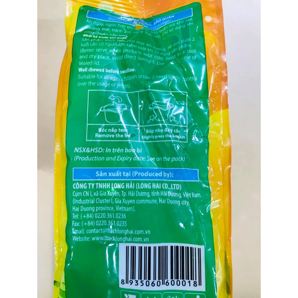 Thạch rau câu Long Hải gói 990g