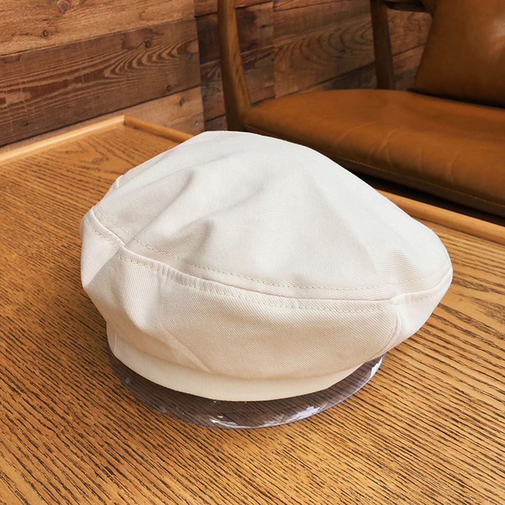 Mũ beret vải thời trang cao cấp cotton co giãn màu sắc đơn giản phong cách cổ điển Pháp cho nữ