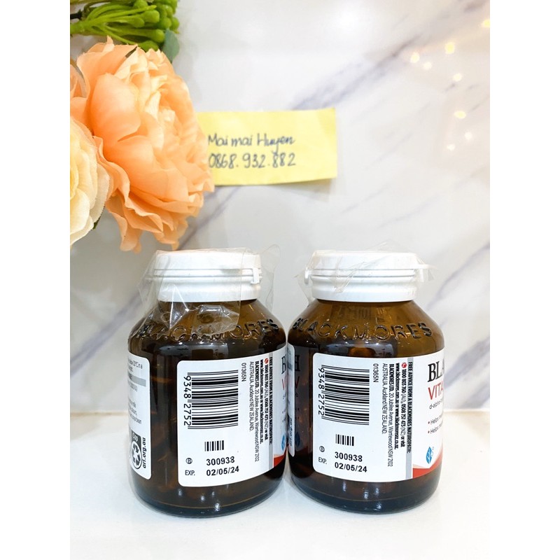 (ĐỦ BILL ÚC) Vitamin E Blackmore Úc Lọ 30 Viên 1000IU | BigBuy360 - bigbuy360.vn