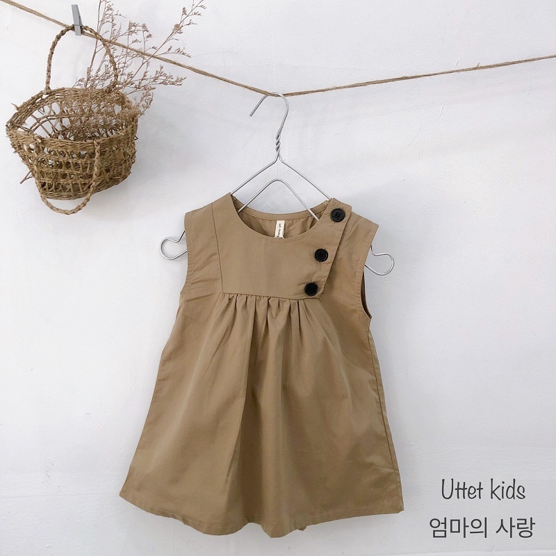 VÁY HÀN CỘC TAY 256 DÀNH CHO BÉ GÁI SIZE 80 ĐẾN 120
