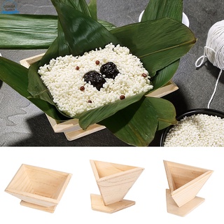 Khuôn Làm Bánh Bao Hình Tam Giác Bằng Gỗ Kiểu Trung Hoa Truyền Thống Diy