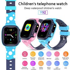 Đồng hồ thông minh trẻ em Y92 chống nước Có Tiếng Việt - Wifi