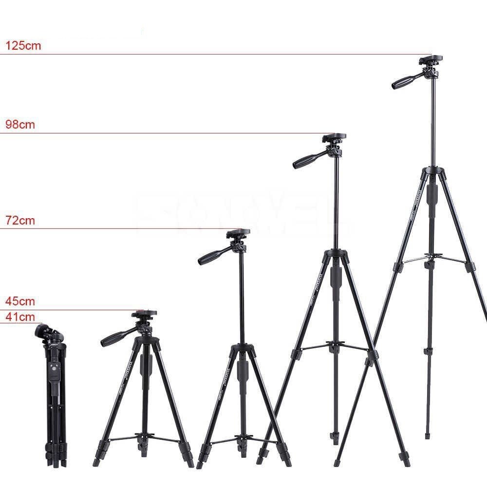 Giá đỡ Tripod cho điện thoại, máy ảnh Yunteng VCT 5208 kèm remote