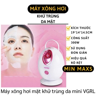 Máy Xông Mặt - Máy Xông Tinh Dầu Phun Sương Tạo Ẩm Cho Da, Chất Lượng Như Spa 5889 [MINMAXS]