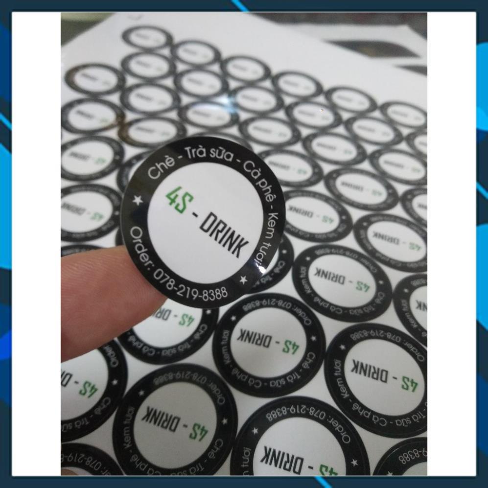 DECAL GIẤY COUCHE( IN MỰC DẦU VÀ LASER) CUỘN 0.30*500m