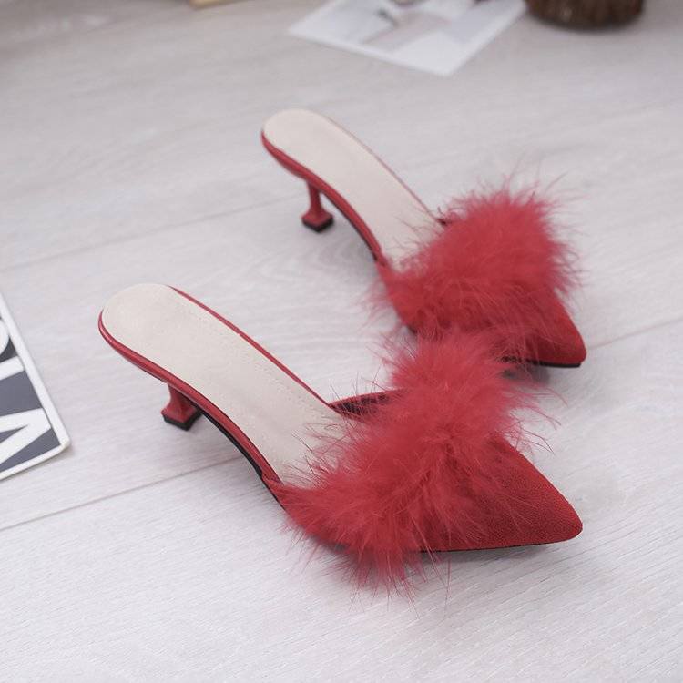 Giày Cao Gót Mũi Nhọn Thiết Kế Mới Xinh Xắn Thời Trang