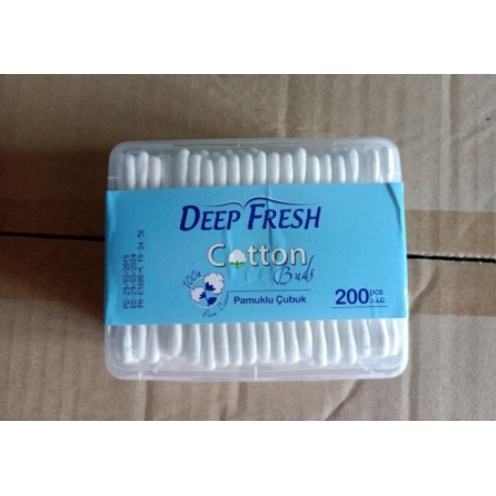 Gói bông ngoáy tai người lớn Aten (100 que/ gói), hộp bông ngoáy tai Deep Fresh 200 que