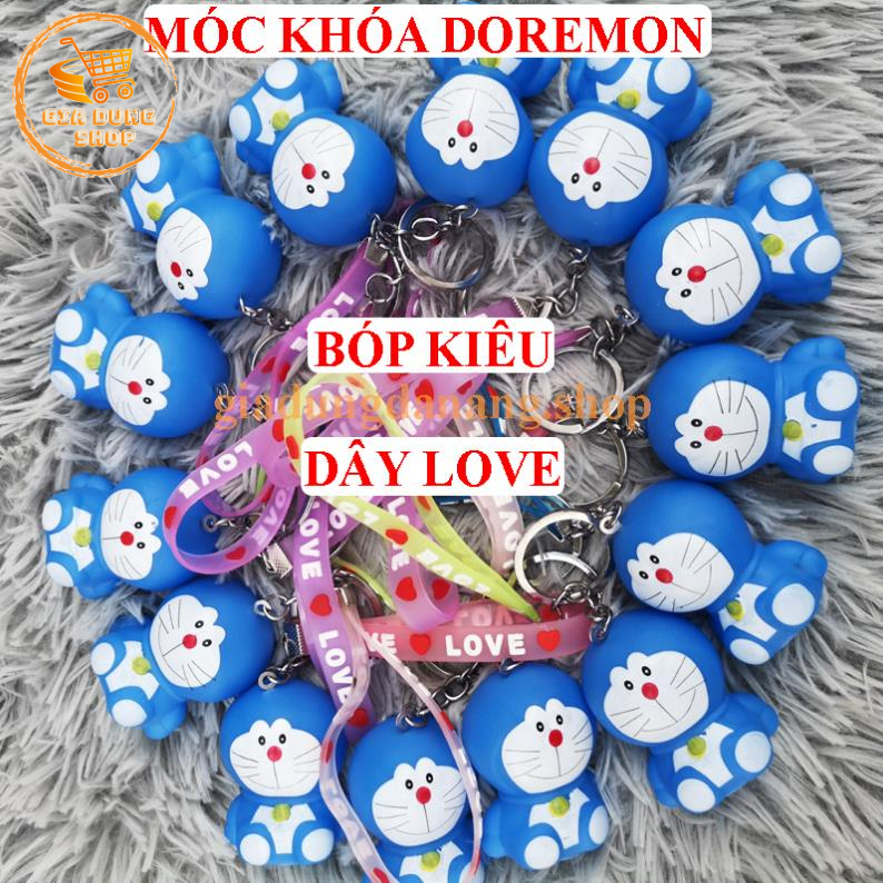 Móc Khóa Doremon Bóp Kêu Dễ Thương