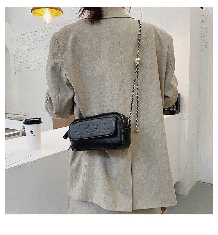 Túi xách JASMIN NOIR kiểu dáng nhỏ gọn thời trang Hàn Quốc cho nữ