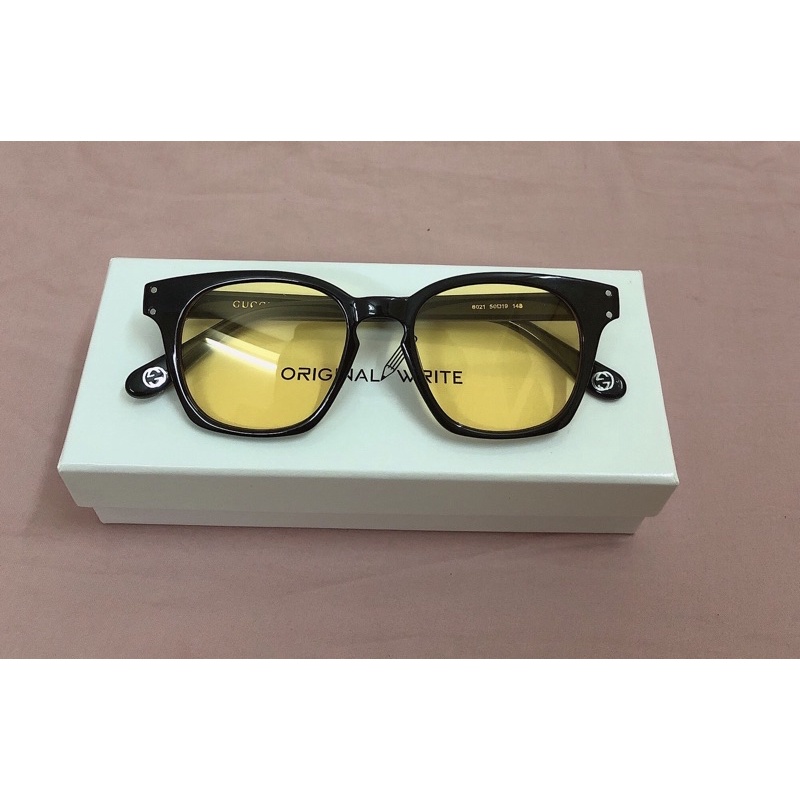 Kính mát nam nữ vàng Gucci Sơn Tùng cao cấp, chống tia UV400, chống xước