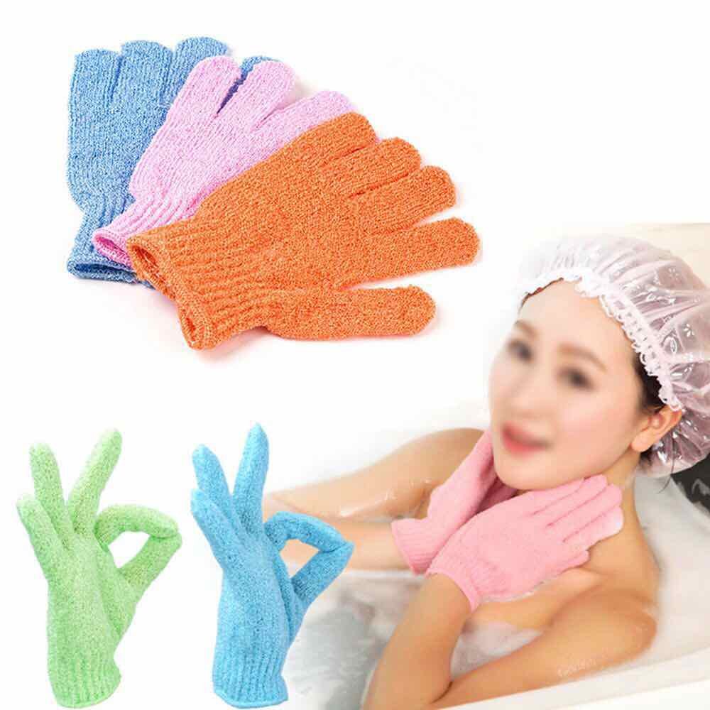 Găng tay tắm massage cơ thể, tẩy sạch tế bào da chết trên cơ thể dưỡng ẩm làm da sạch sáng mịn màng