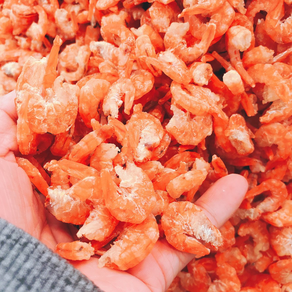Tôm khô Cà Mau loại nhỏ, loại bình dân 1KG, Chuyên nấu canh, nấu nước dùng, kho rim. Đảm bảo vệ sinh an toàn thực phẩm