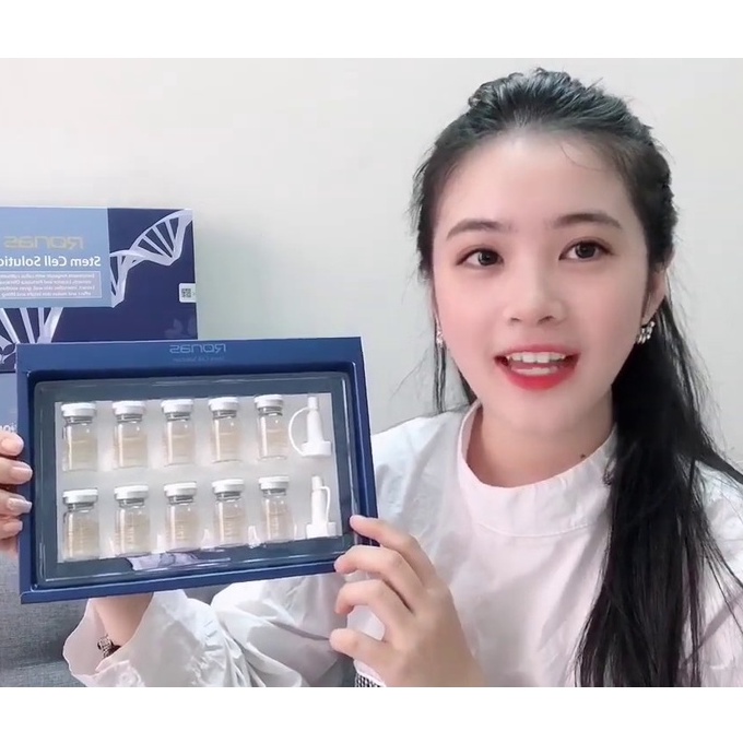 Ronas - Tế Bào Gốc Dưỡng Da Chuyên Sâu - Hộp 10 Lọ