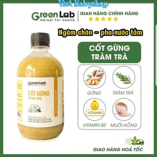 Nước cốt gừng, nước tắm cho bé, ngâm chân người già, tràm trà thảo mộc