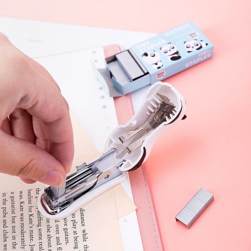 Đồ Bấm Ghim Mini Hình Gấu Trúc Xinh Xắn