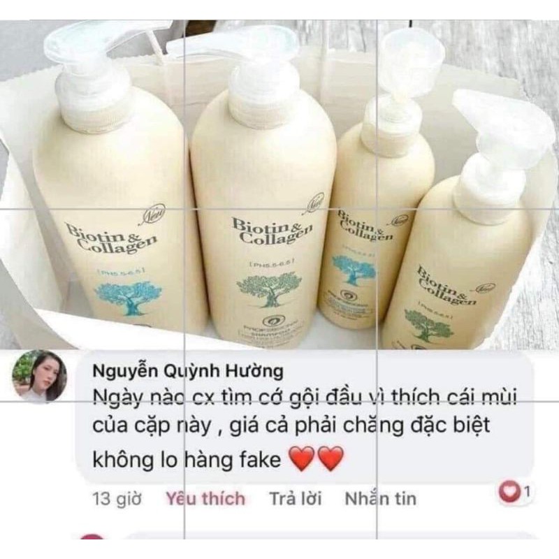 CẶP GỘI XÃ BIOTIN 1000ML