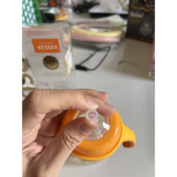 Bình Ống Hút WESSER PPSU 260ML cho bé mọi tư thế nằm ngồi