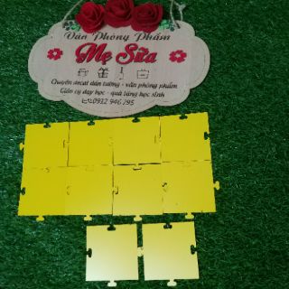 PUZZLE 10 MIẾNG 10CM X 10CM kèm nam châm