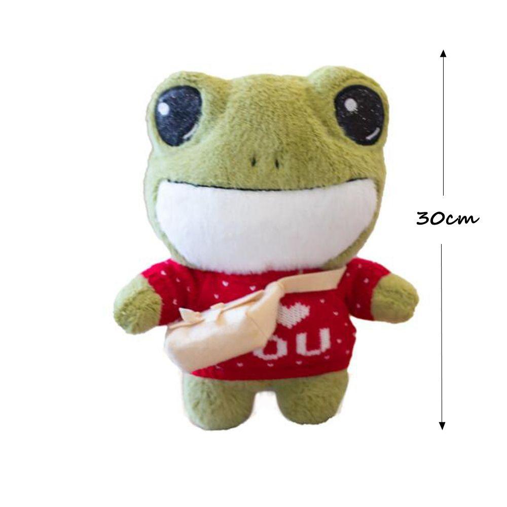 Thú Nhồi Bông Hình Con Ếch Xanh Dễ Thương 11.8 Inch
