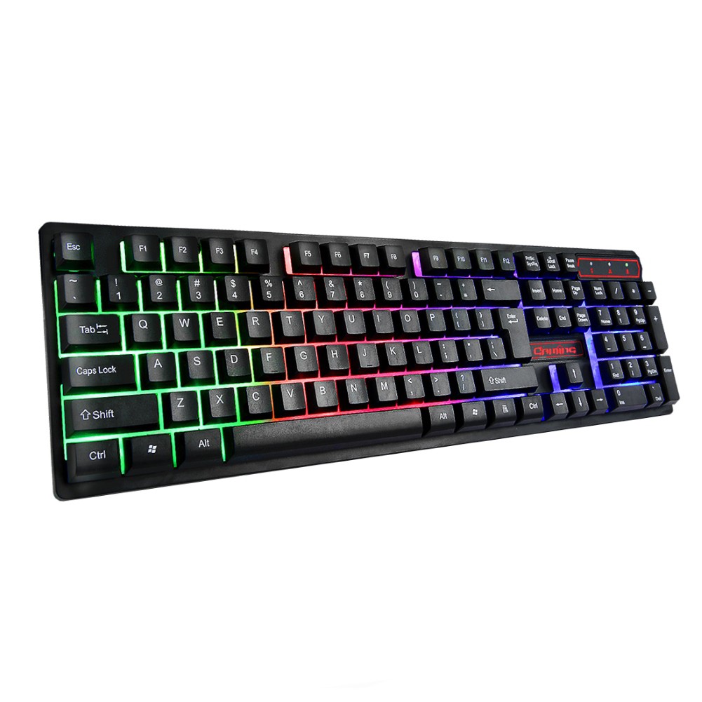 Bàn Phím Cơ Gaming Hel + Y604 Có Dây + Đèn Nền