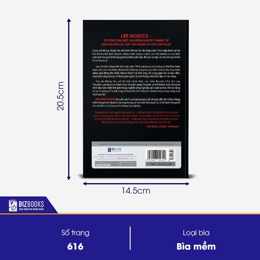 BIZBOOKS - Sách Iacocca - Đời kinh doanh