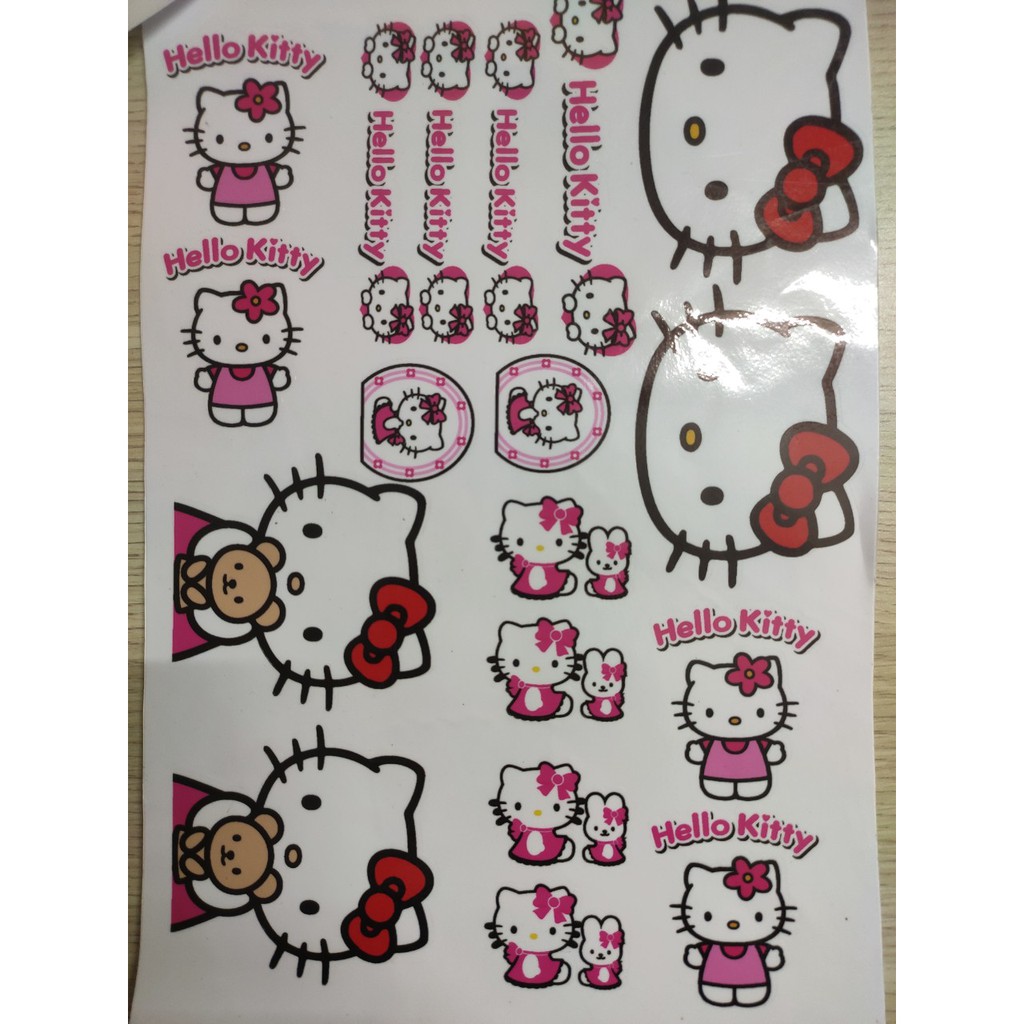 Tem Sticker đề can Uma Racing, Monster, Ohlin, Kitty chống nước