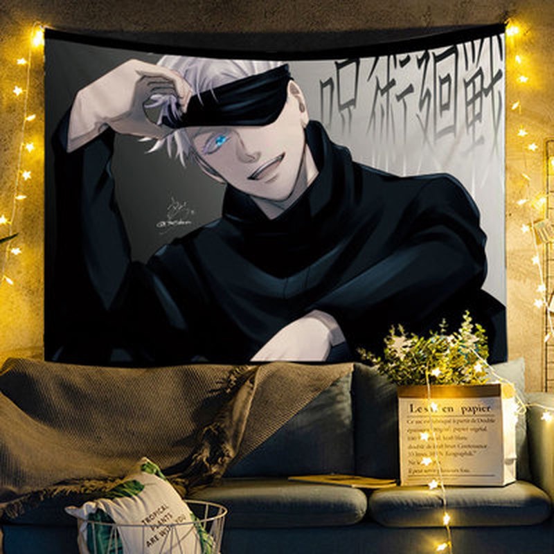 Tranh Vải Treo Tường Họa Tiết anime jujutsu kaisen Dễ Thương