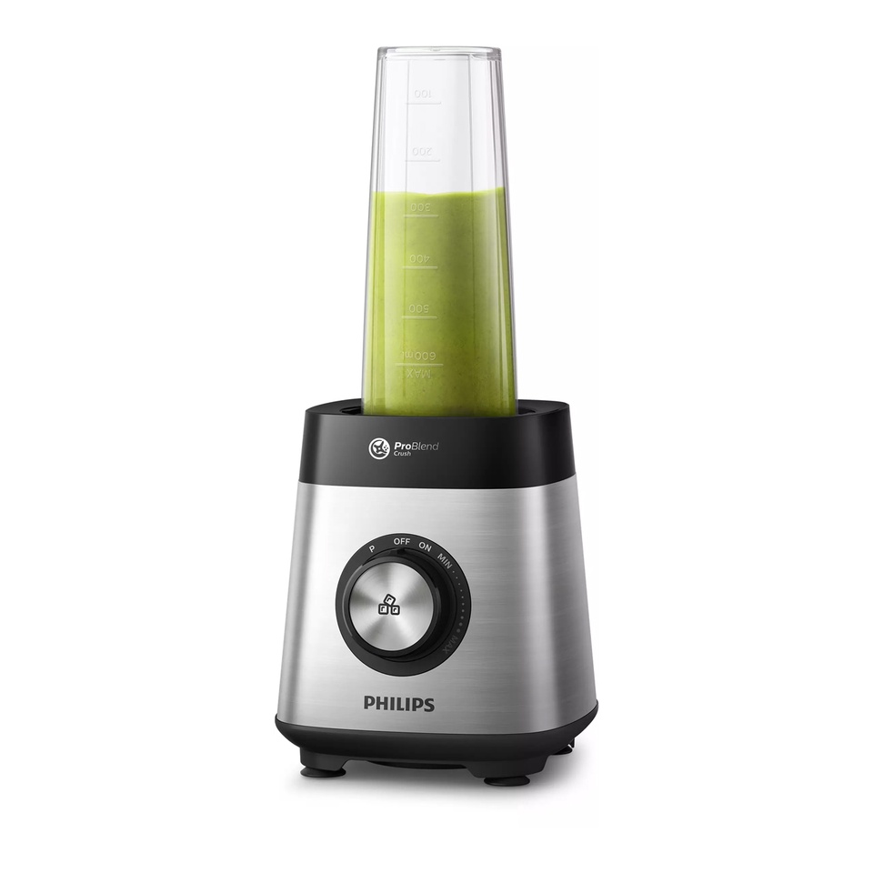 Máy xay sinh tố Philips HR3573, 1000W, Tặng kèm 1 ly - MYKIT.VN