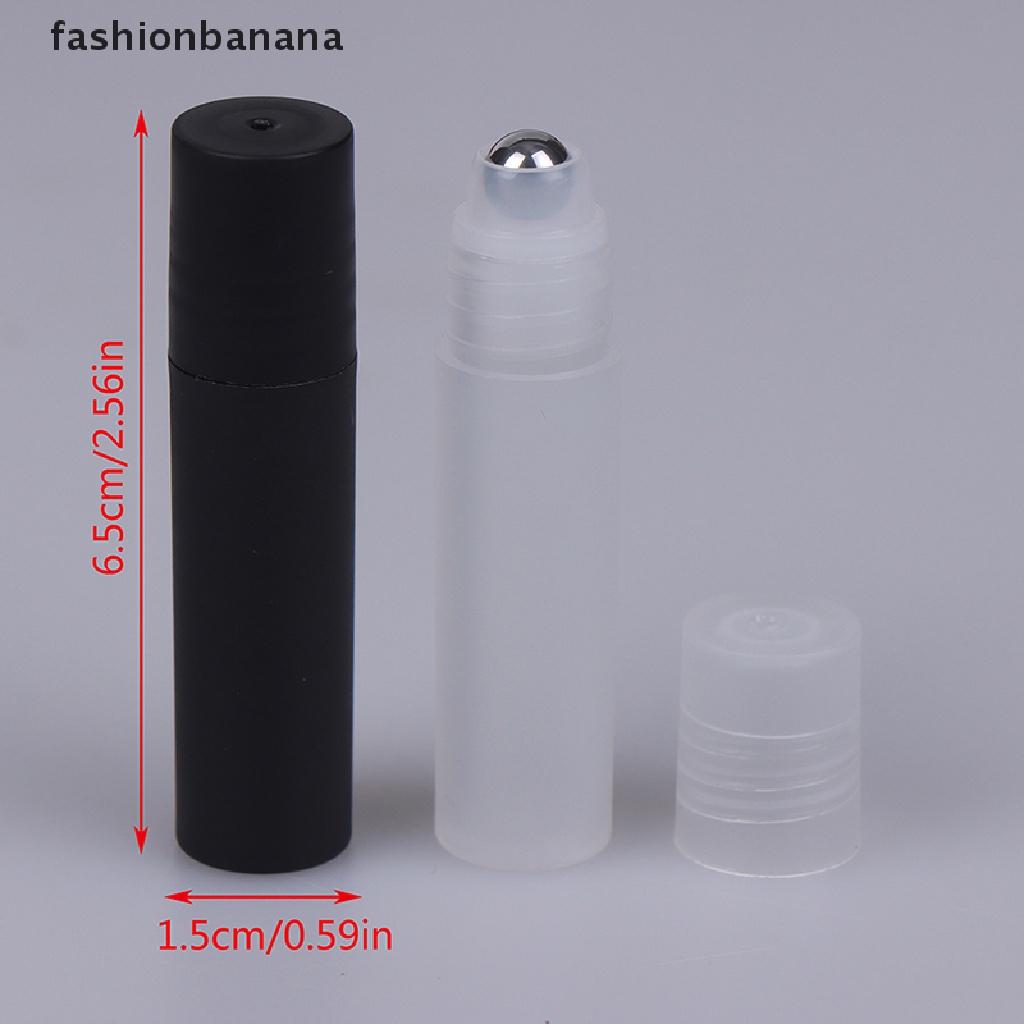 Chai Nhựa Rỗng 5ml Có Đầu Lăn Bằng Thép Không Gỉ