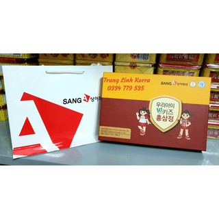 Hồng sâm baby Sanga hàn quốc, nước hồng sâm trẻ em cao cấp hộp 30 gói