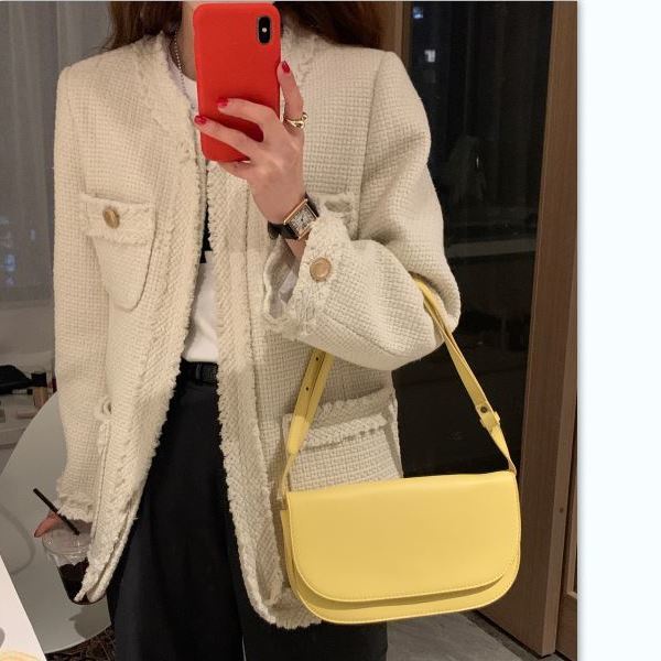 Áo Khoác Len cardigan Cổ Tròn Màu Trơn Phong Cách Hàn Quốc Thời Trang 2022