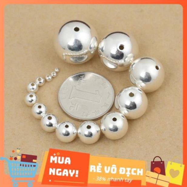 * GIA TOT* [Siêu rẻ] Charm bi bạc 2mm - MH390