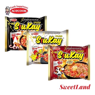 Combo 5gói mì siukay hương vị hải sản hương vị bò 127g