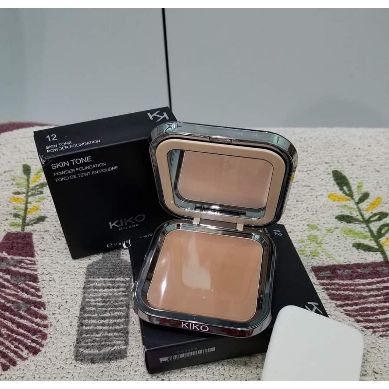 Phấn phủ tone nâu KIKO Skin Tone powder Foundation Tone 12