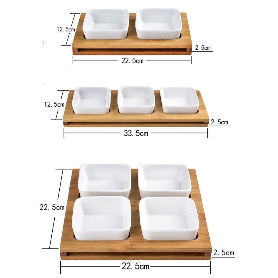 Khay hạt, bánh kẹo, mứt tết gỗ tự nhiên phong cách NHẬT BẢN