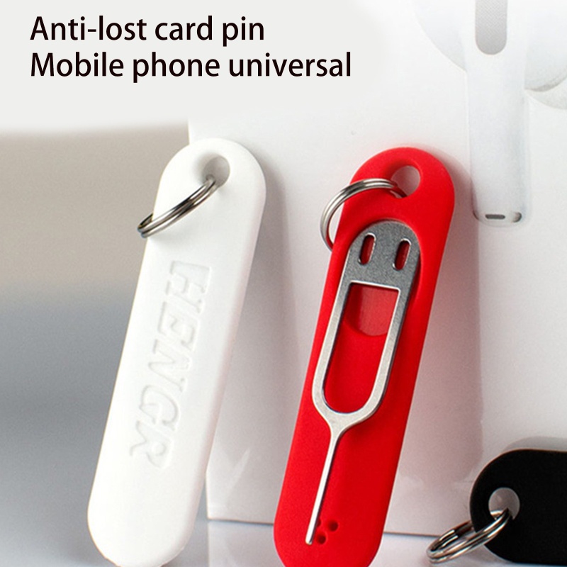 Dụng Cụ Hỗ Trợ Tháo Gỡ SIM Điện Thoại Kèm Móc Khóa Dành Cho Apple