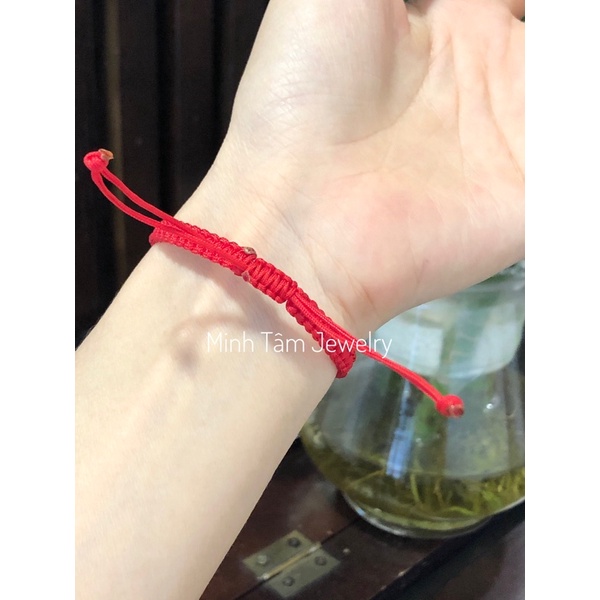 Vòng tay lu thống mắt hổ nâu vàng mệnh Thổ,Kim may mắn-Minh Tâm Jewelry