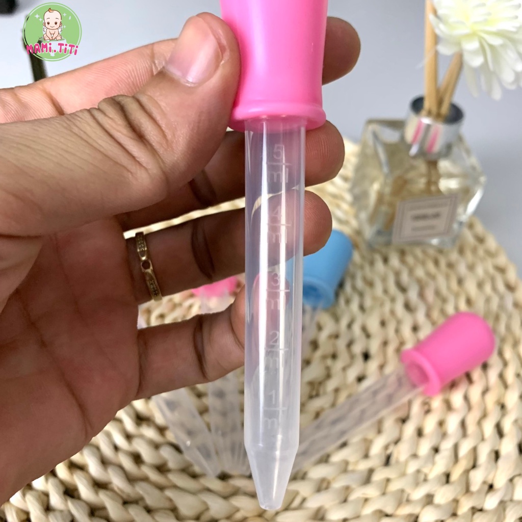 Ống Hút Sữa, Bón bón sữa Loại 5ml silicon cho bé