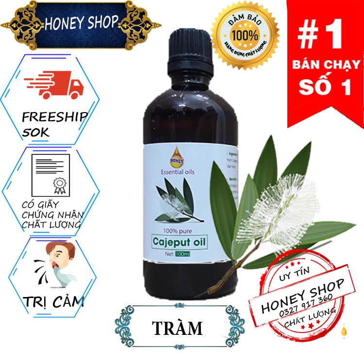 100 ml Tinh dầu Sả Chanh - Quế - Bạc Hà - Cam - Bưởi - Khuynh Diệp -100% Nguyên Chất thiên nhiên có chứng nhận