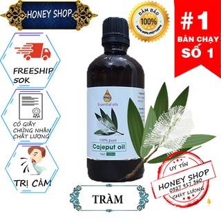 Tinh dầu 100% Nguyên Chất Tràm Gió 100ml có chứng nhận