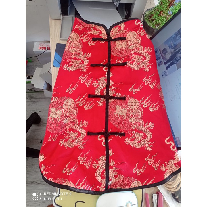 SALE ÁO LONG PHỤNG LÓT LÔNG GIỮ ẤM CHO CÚN CƯNG SIZE 4XL (12-18kg)