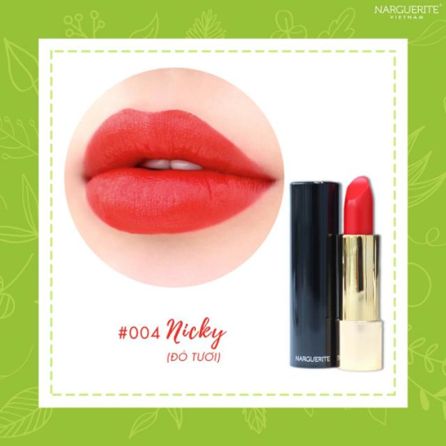 SON THỎI LÌ MÀU ĐỎ TƯƠI O4 NICKY LIPSTICK (4.2gr)