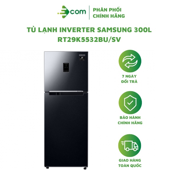 [Mã ELMALL10 giảm 10% đơn 500K] Tủ lạnh Inverter Samsung 300L RT29K5532BU/SV - bảo hành chính hãng 24 tháng - Freeship