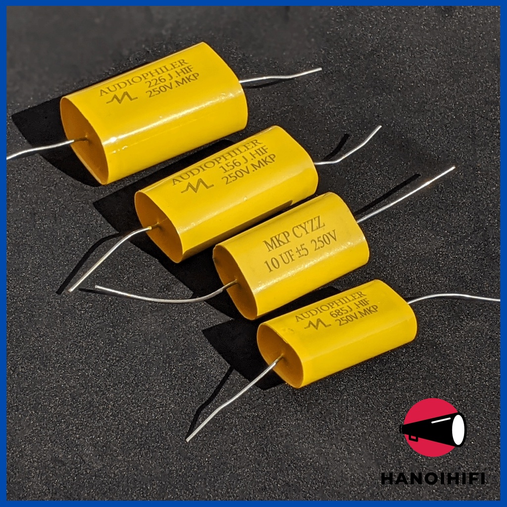 Tụ phân tần loa, tụ cản loa mid, tụ cản loa treb. tụ làm phân tần từ shop Hà Nội hifi